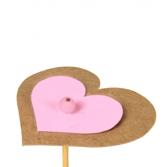 Pick szív papír 50cm pink