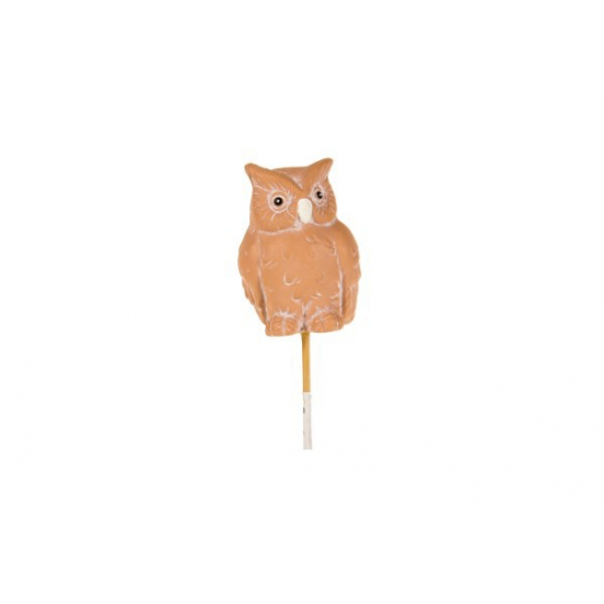 Pick bagoly terrakotta 5*3,5*6cm barna