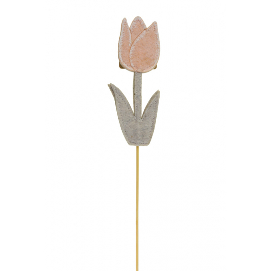 Pick tulipán filc 43cm barack