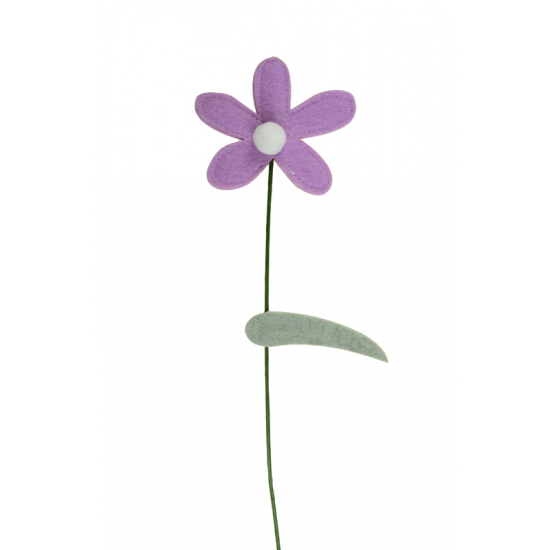 Pick virág filc 32cm lila