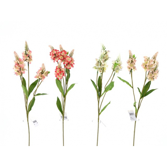 Selyemvirág orgona 55cm 4fej fehér