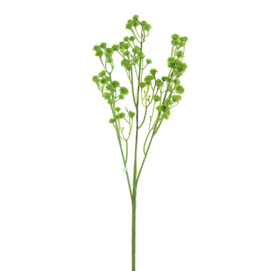 Selyemvirág ág 57cm zöld