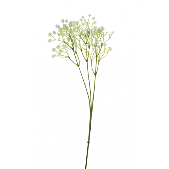 Selyemvirág ág rezgő  64cm fehér