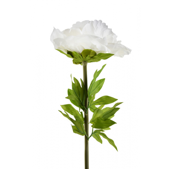 Selyemvirág bazsarózsa 130cm krém