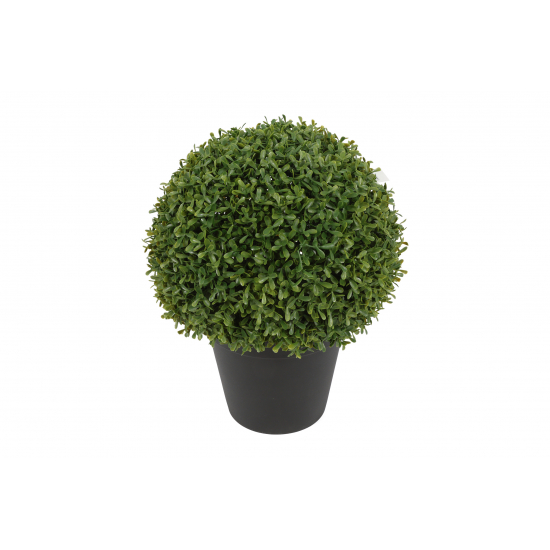 Selyemvirág buxus gömb 39*50cm zöld