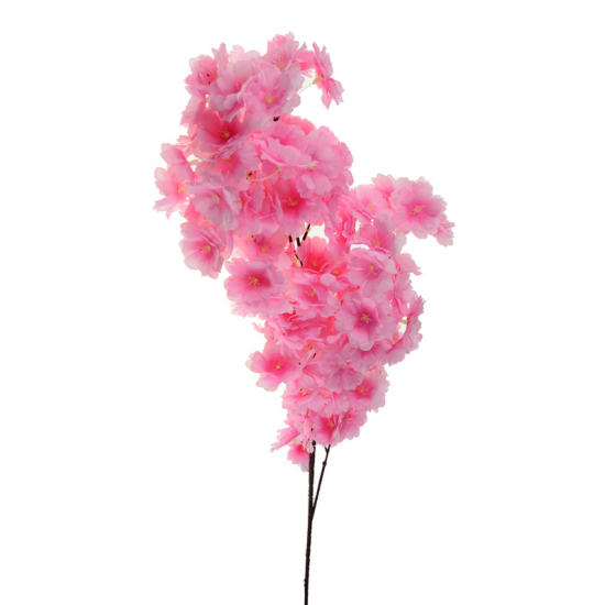 Selyemvirág cseresznye ág 95cm pink