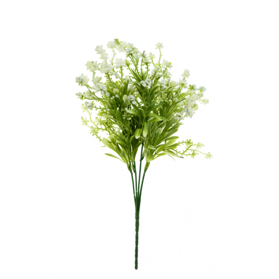 Selyemvirág csokor 33cm fehér