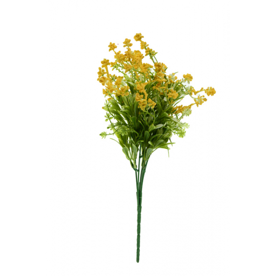 Selyemvirág csokor 33cm sárga