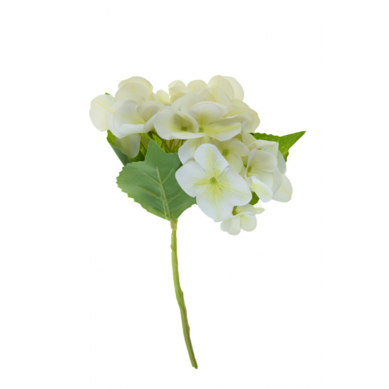 Selyemvirág hortenzia csokor 35cm fehér