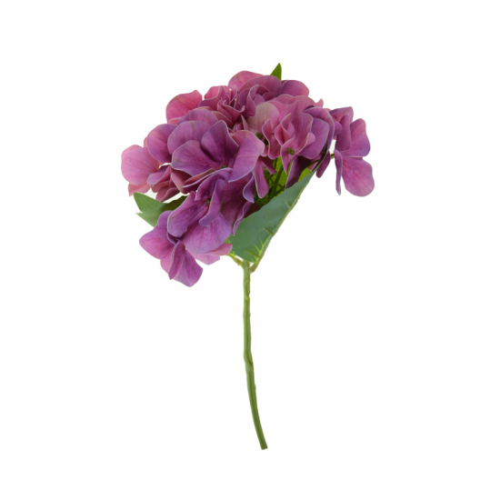 Selyemvirág hortenzia csokor 35cm pink