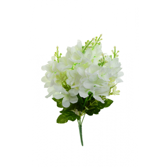 Selyemvirág csokor 37cm fehér