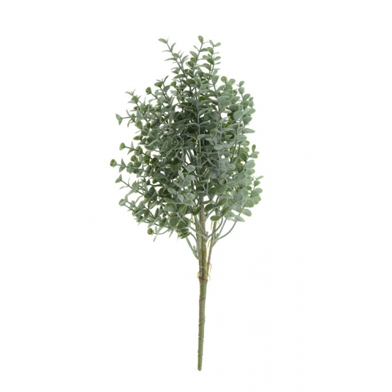 Selyemvirág csokor 38cm szürke