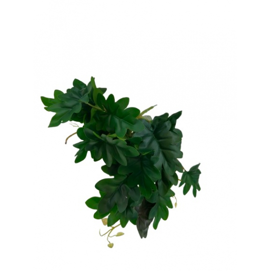 Selyemvirág csokor leveles 55cm zöld