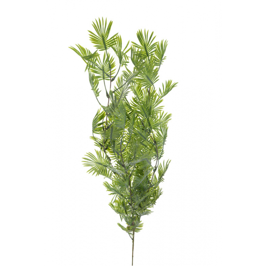 Selyemvirág csüngő ág 110cm zöld