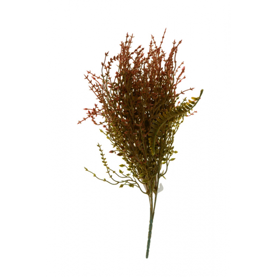 Selyemvirág csokor őszi 47cm piros