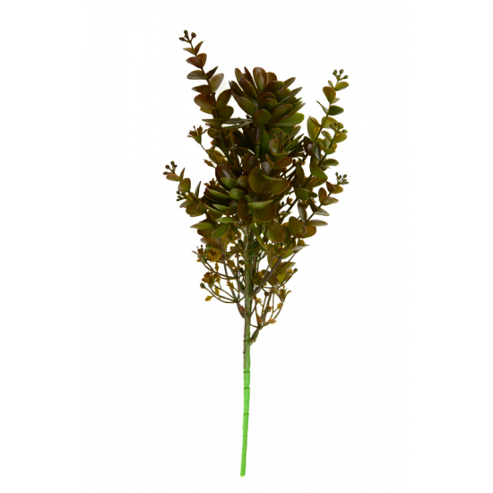Selyemvirág eukaliptusz 43cm barna