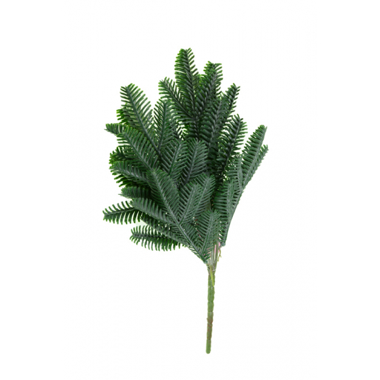 Selyemvirág fenyő csokor 33cm zöld