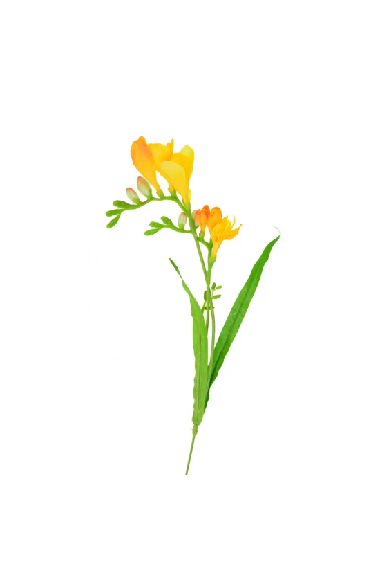 Selyemvirág frézia 61cm narancs