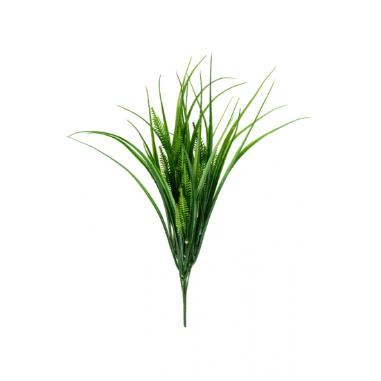 Selyemvirág fű csokor 48cm zöld