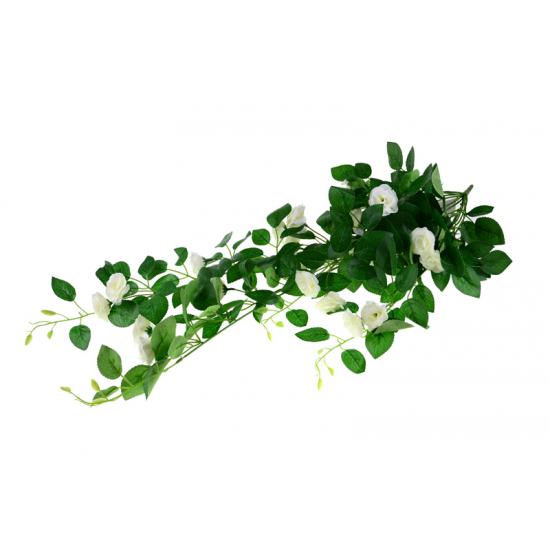 Selyemvirág futó 85cm fehér