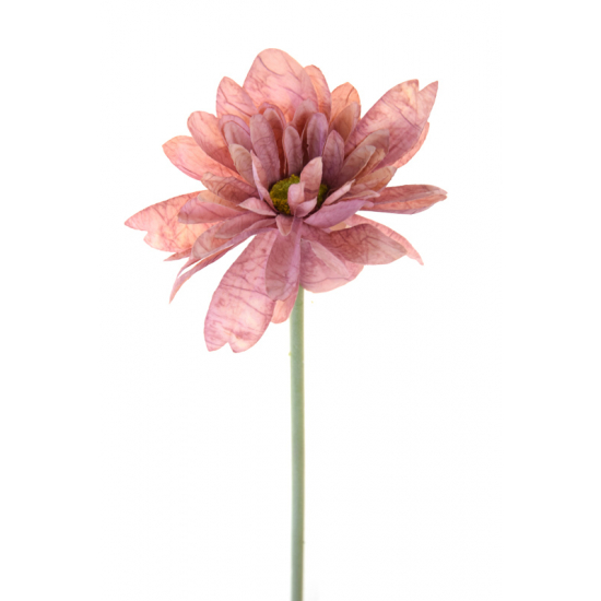 Selyemvirág gerbera 1szálas 55cm rózsaszín