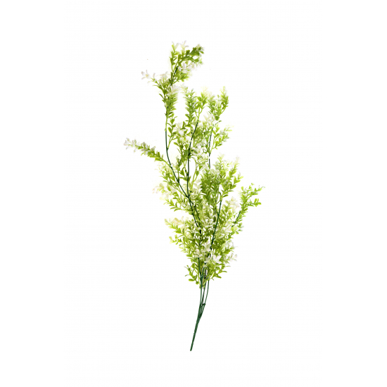 Selyemvirág girland cseresznye 76cm fehér