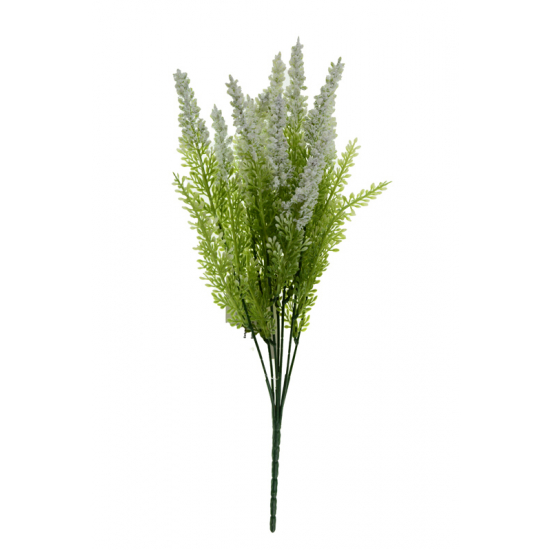 Selyemvirág hanga csokor 35cm fehér