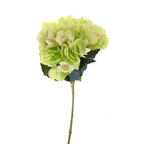 Selyemvirág hortenzia 45cm sárga