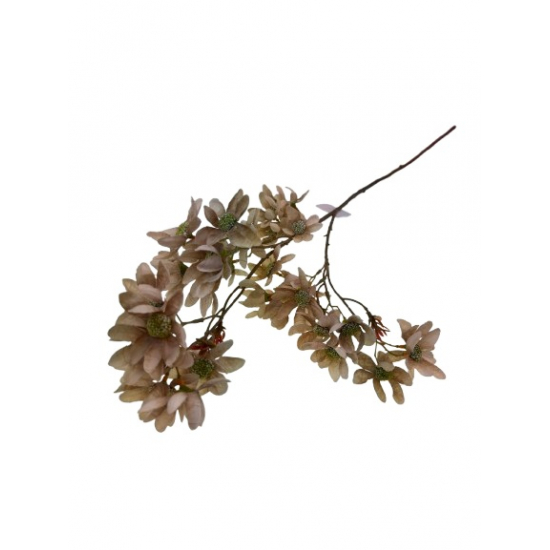 Selyemvirág krizantém 78cm ekrü