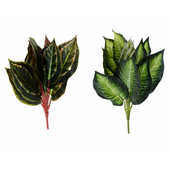 Selyemvirág levél 40cm többféle zöld