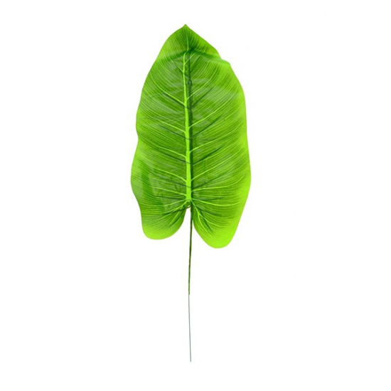 Selyemvirág ficus levél 34*12 H47cm s/10 zöld