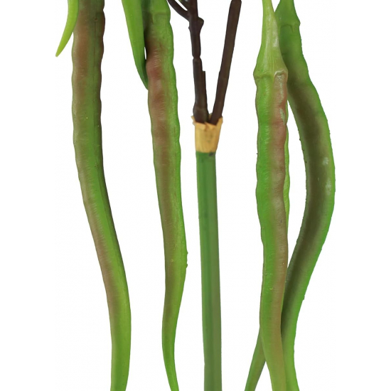 Selyemvirág leveles ág 83cm zöld