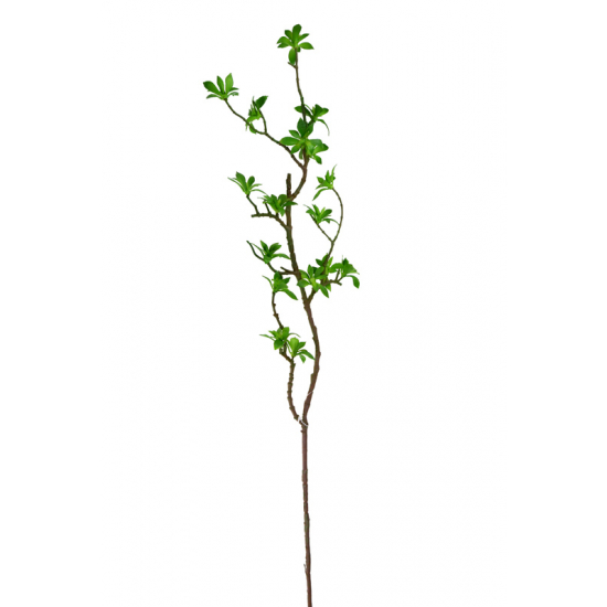 Selyemvirág leveles ág 92cm s.zöld