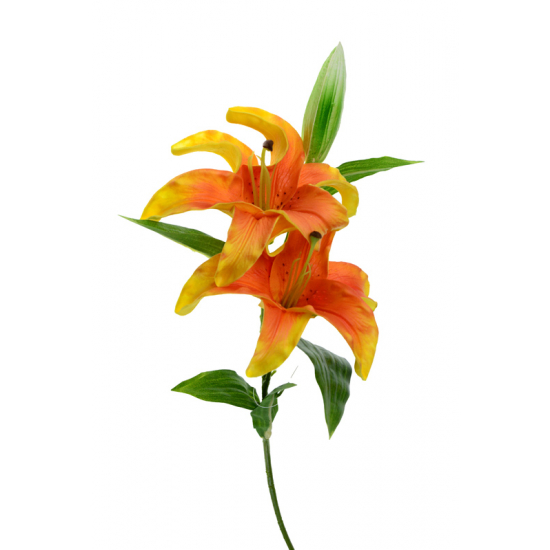 Selyemvirág liliom 58cm sárga