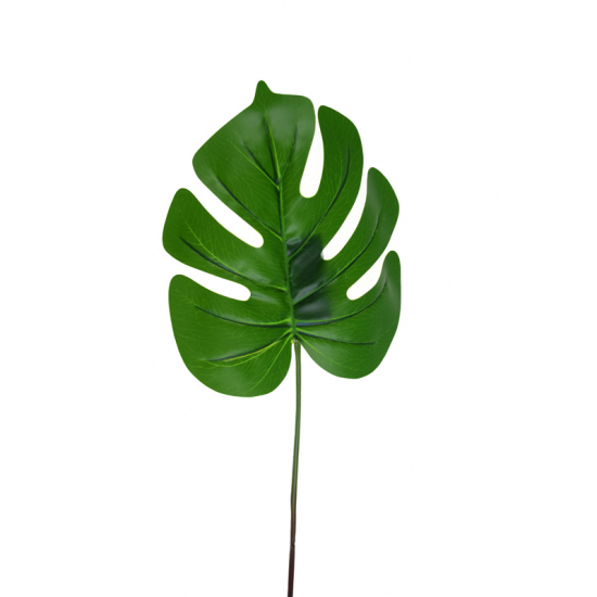 Selyemvirág monstera levél 58cm zöld