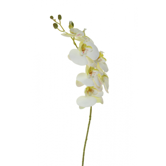 Selyemvirág orchidea 77cm fehér
