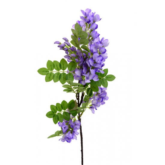Selyemvirág akác ág 88cm lila