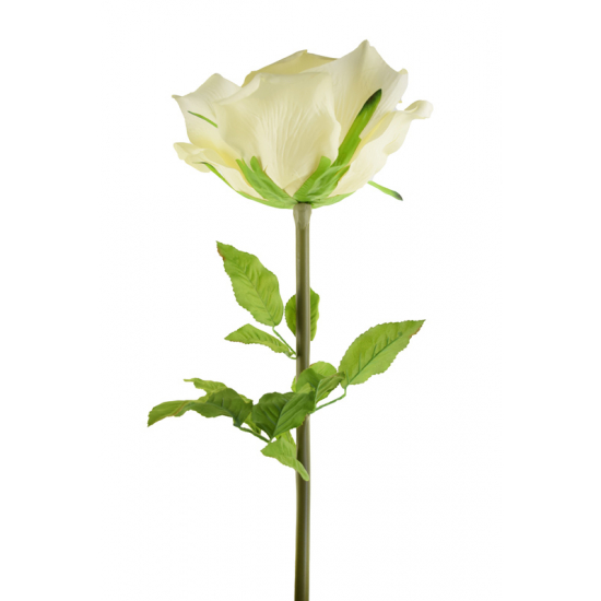 Selyemvirág rózsa szálas 116cm sárga