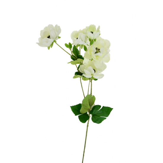 Selyemvirág sellőrózsa 95cm fehér