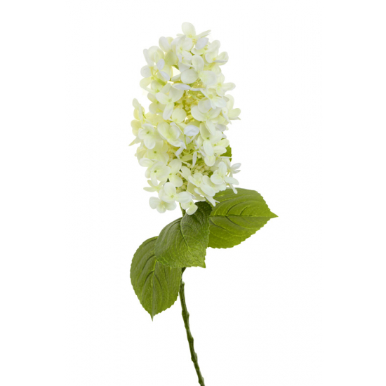 Selyemvirág bugás hortenzia szálas 75CM krém