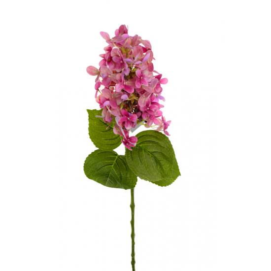 Selyemvirág bugás hortenzia szálas 75CM rózsaszín