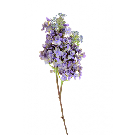 Selyemvirág szálas orgona 75cm v.lila