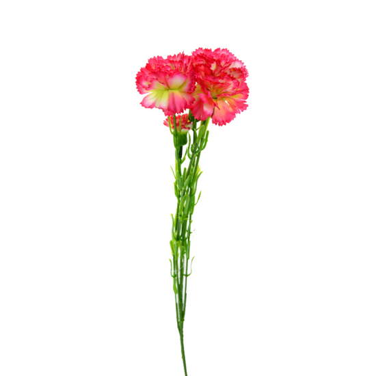 Selyemvirág szálas szegfű 60cm pink