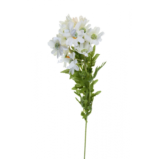 Selyemvirág krizantém 53cm fehér