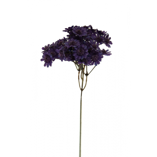 Selyemvirág százszorszép csokor 32cm lila