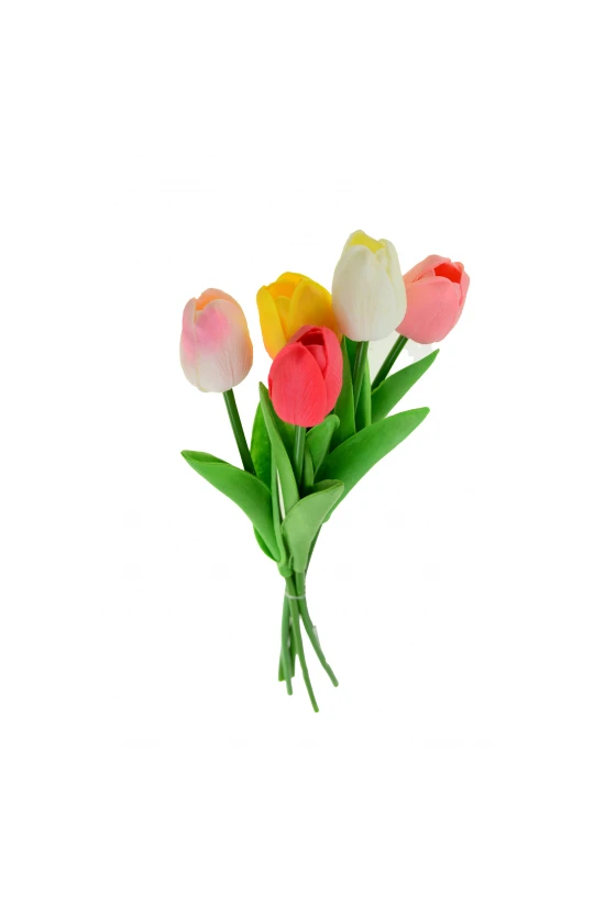 Selyemvirág tulipán 33cm több szín