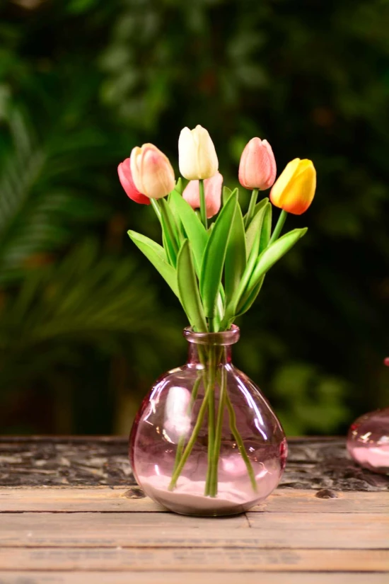 Selyemvirág tulipán 33cm több szín