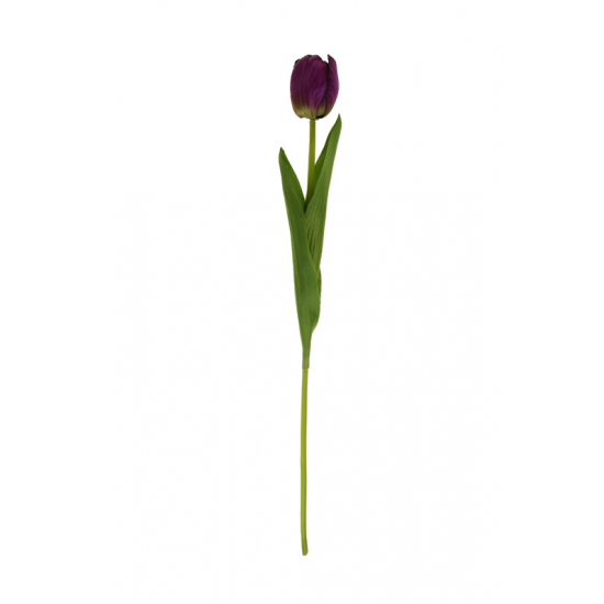 Selyemvirág tulipán 40cm lila