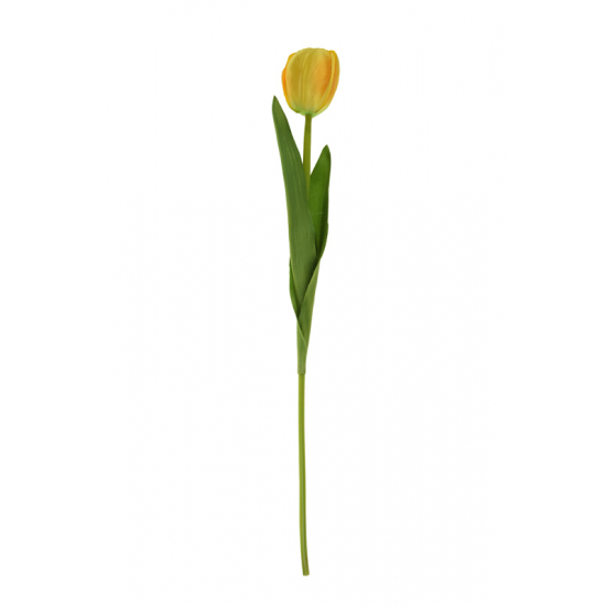 Selyemvirág tulipán 40cm sárga