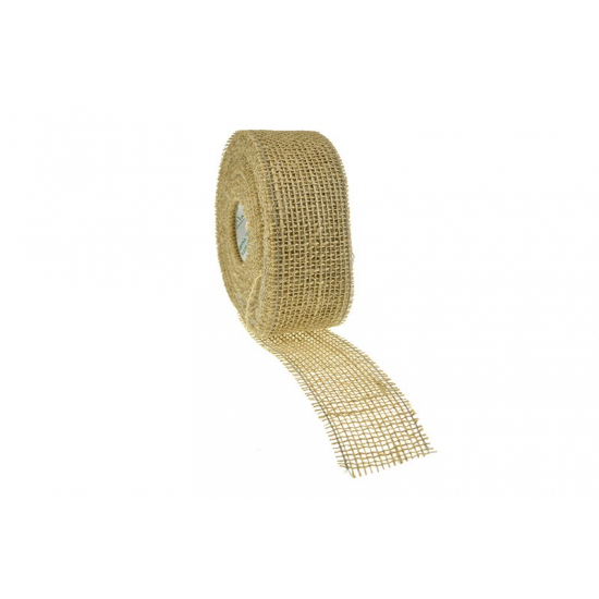 Szalag juta hálós 5cm*10m beige